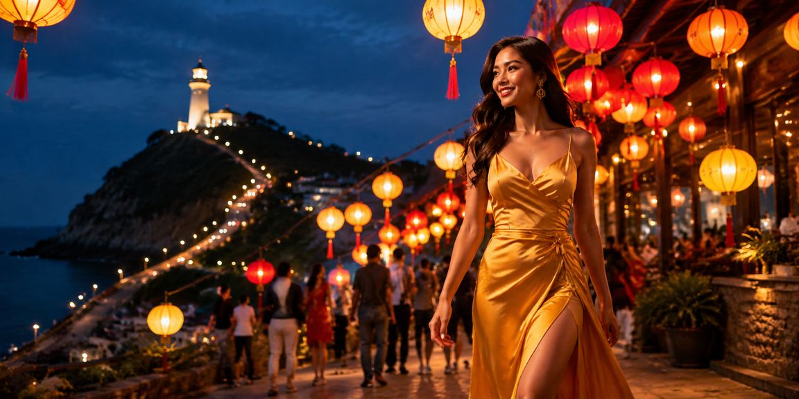 Khung cảnh giải trí casino và vui chơi tại Vũng Tàu về đêm